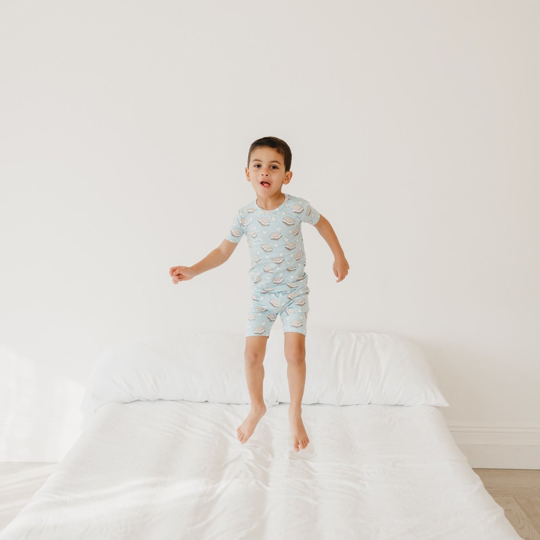 2pc Short Sleeve Pajama Set - S'mores