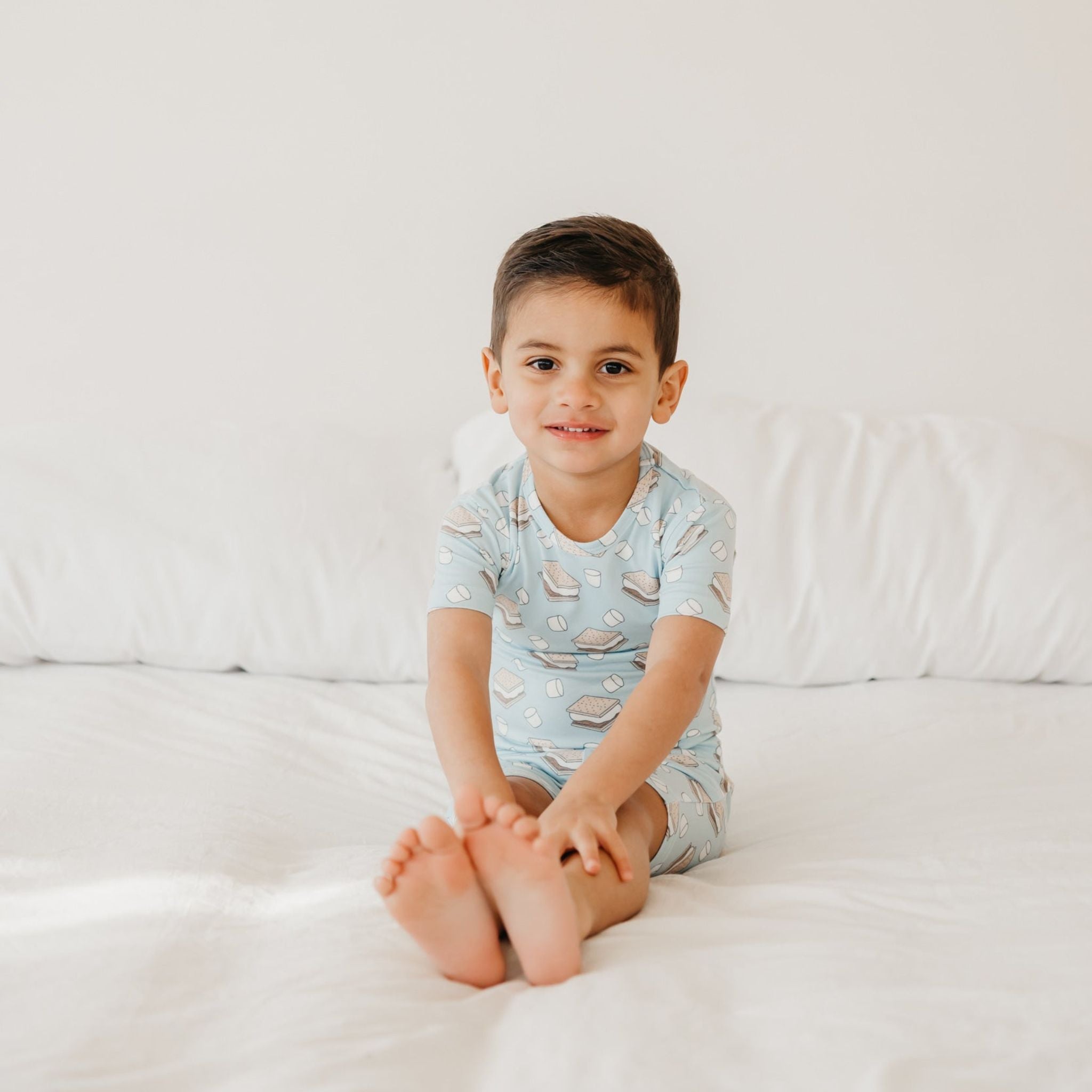 2pc Short Sleeve Pajama Set - S'mores
