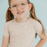 2pc Short Sleeve Pajama Set - Sandy