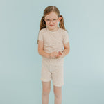 2pc Short Sleeve Pajama Set - Sandy