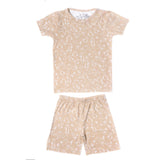 2pc Short Sleeve Pajama Set - Sandy