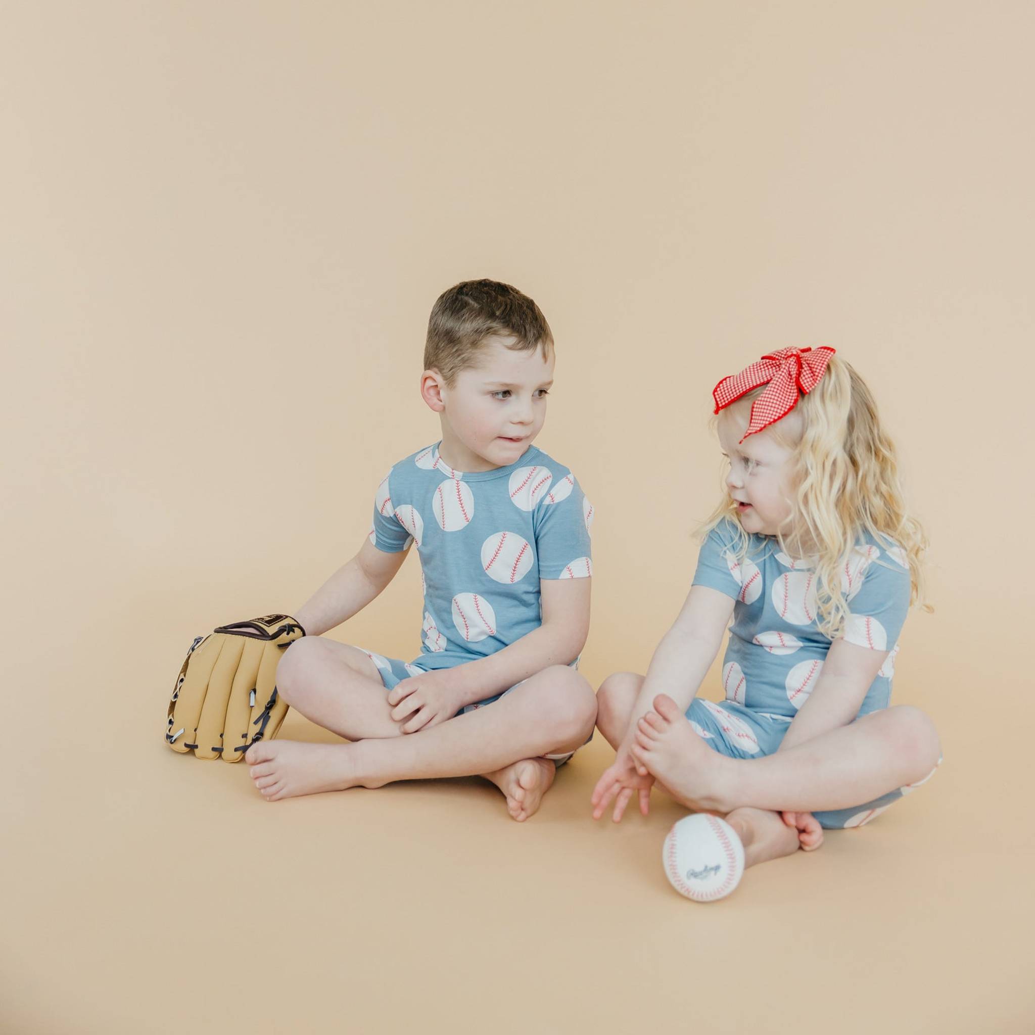 2pc Short Sleeve Pajama Set - Slugger