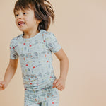 2pc Short Sleeve Pajama Set - Trout