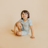 2pc Short Sleeve Pajama Set - Trout