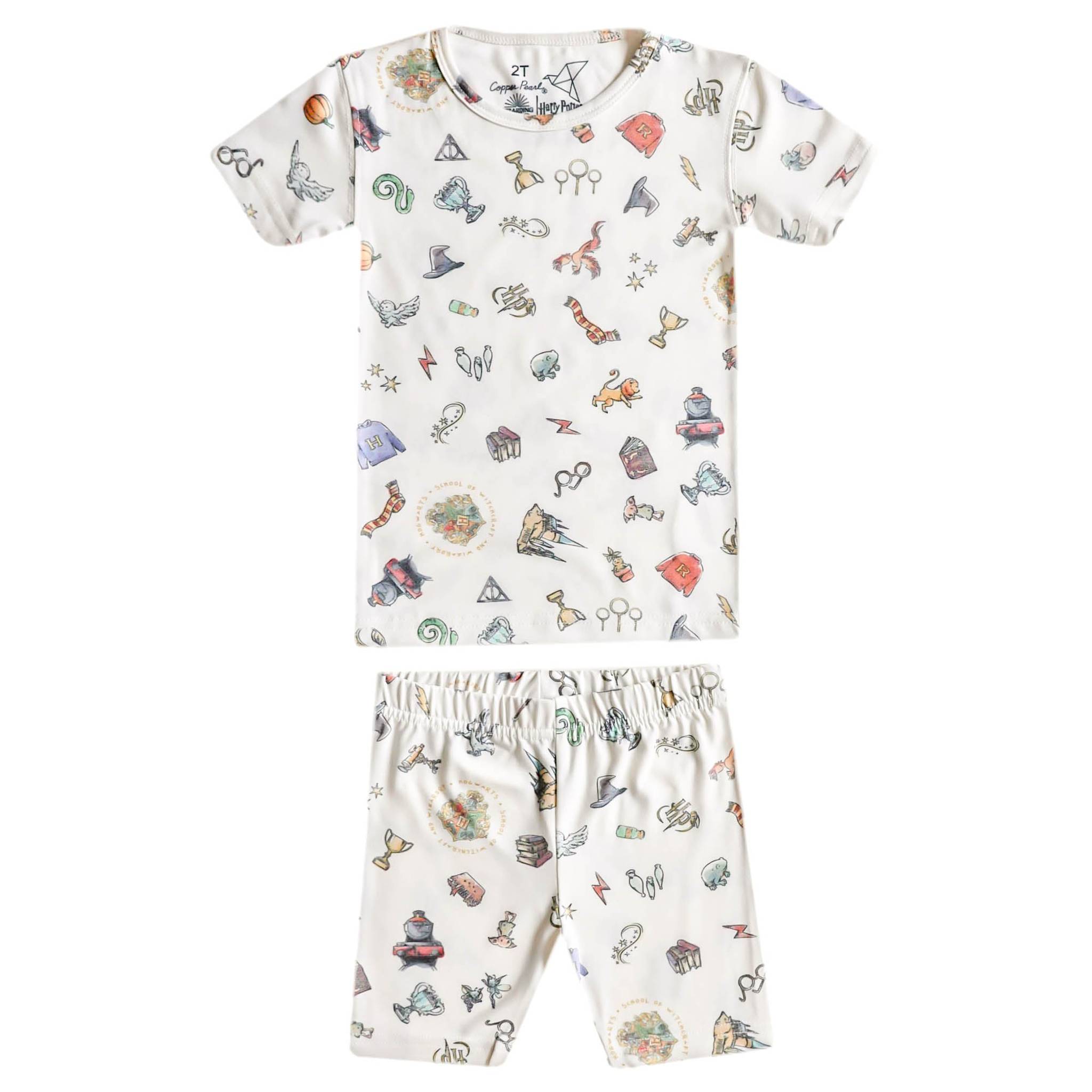 2pc Short Sleeve Pajama Set - Wizarding World
