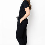 Women's Fitted Pajama Set - Midnight