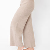 Women's Luxe Wide Leg Sweater Pant - Oatmeal