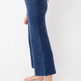 Women's Luxe Wide Leg Sweater Pant - Navy