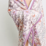 Premium Baby Knit Hooded Towel - Flora