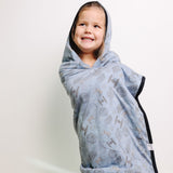 Premium Big Kid Hooded Towel - Starships