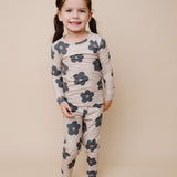 2pc Long Sleeve Pajama Set - Gemma In Tan