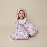 Premium Baby Knit Hooded Towel - Minnie Mouse