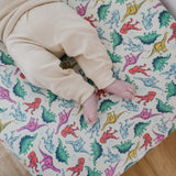 Premium Knit Diaper Changing Pad Cover - Dinosaurs of Jurassic Park