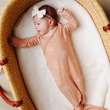 Newborn Knotted Gown - Cooper