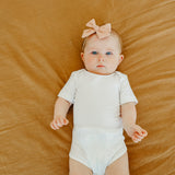 Short Sleeve Bodysuit - Dove