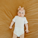 Short Sleeve Bodysuit - Dove