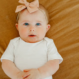 Short Sleeve Bodysuit - Dove