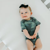 Short Sleeve Bodysuit - Hunter