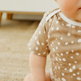 Short Sleeve Bodysuit - Fawn