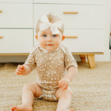 Short Sleeve Bodysuit - Fawn