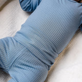 Rib Knit Baby Pants - Atlantic