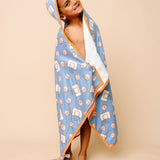 Premium Big Kid Hooded Towel - Dunk