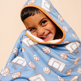 Premium Big Kid Hooded Towel - Dunk