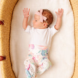 Footed Baby Pants - Bloom