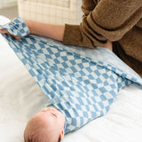 Knit Swaddle Blanket - Miles