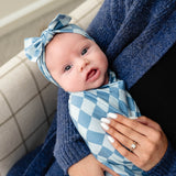 Knit Swaddle Blanket - Miles