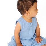 Snap Romper - Robin