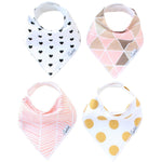 Baby Bandana Bibs - Blush