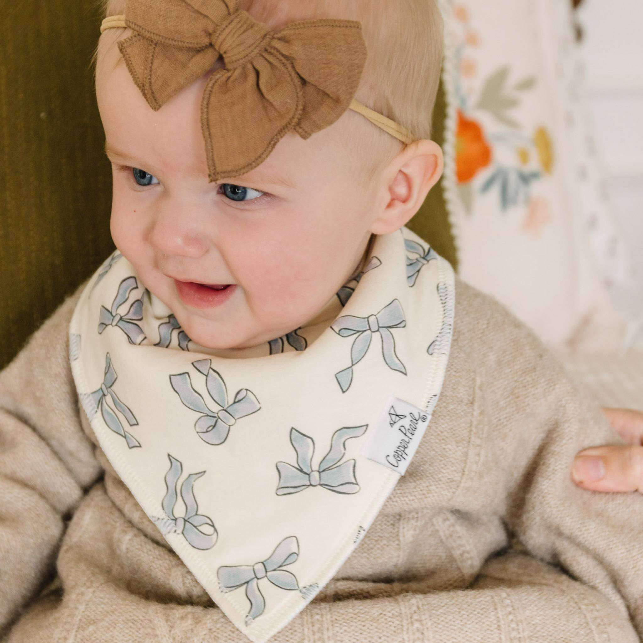 Baby Bandana Bibs - Gemma In Tan