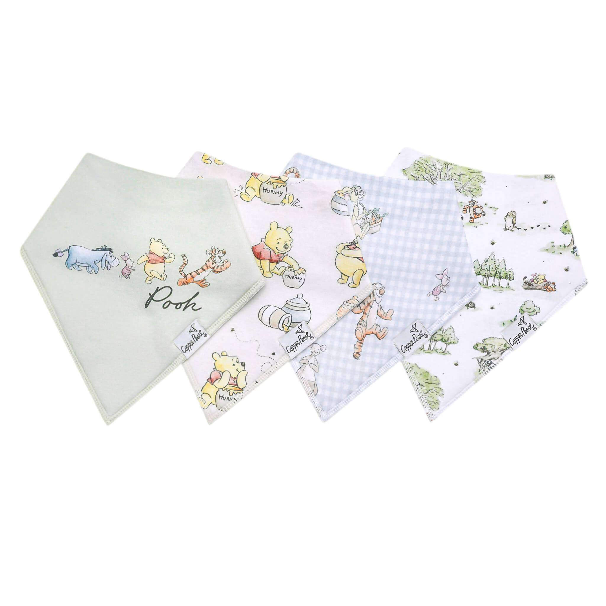 Baby Bandana Bibs - Hundred Acre Wood