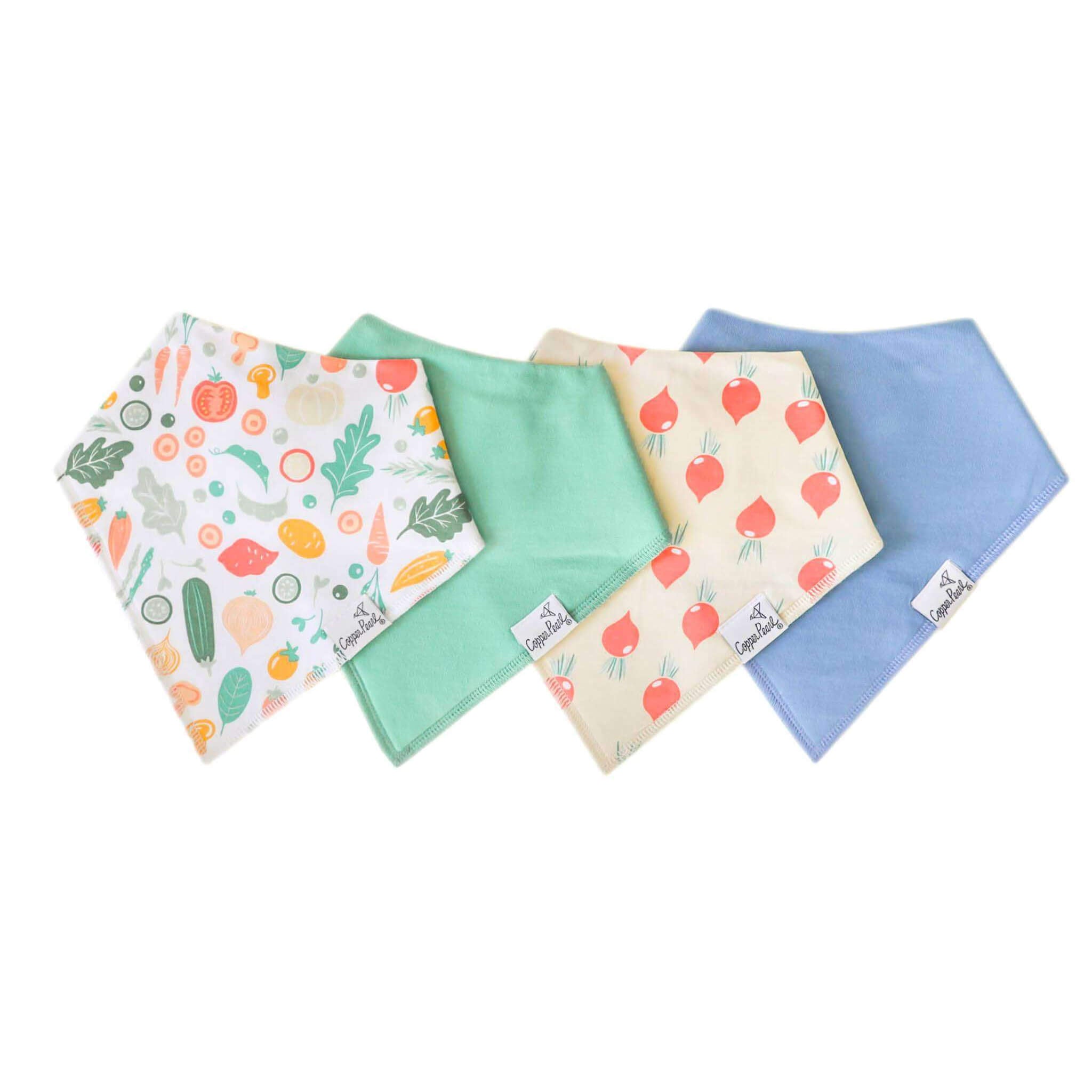 Baby Bandana Bibs - Veggies