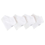 Baby Bandana Bibs - White Basics