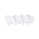 Baby Bandana Bibs - White Basics