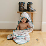 Premium Baby Knit Hooded Towel - Cheyenne