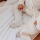 Premium Baby Knit Hooded Towel - Cru