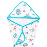 Premium Baby Knit Hooded Towel - Monsters, Inc. Friends