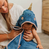 Character Bamboo Hooded Towel - Nori