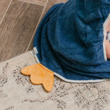 Character Bamboo Hooded Towel - Pebbles