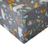 Premium Knit Fitted Crib Sheet - Bengal