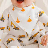4 Pack Baby Bandana Bibs - Dozer