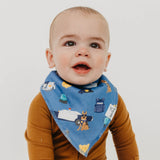 4 Pack Baby Bandana Bibs - Policemen