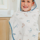 Premium Big Kid Hooded Towel - Arctic Wonder