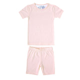 2pc Short Sleeve Pajama Set - Blush