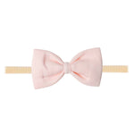Bowtie Nylon Bow - Blush