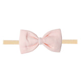 Bowtie Nylon Bow - Blush