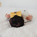Bowtie Nylon Bow - Marigold